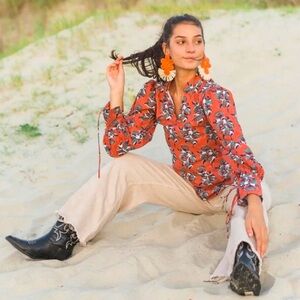 XS Victoria Dunn Billy Top in Cinnamon